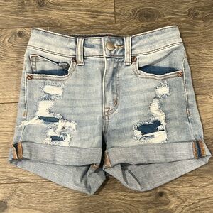 Aeropostale high rise midi shorts size 0